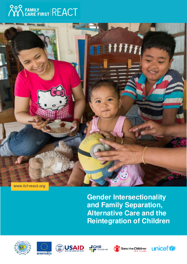 Gender Intersectionality and Family Separation, Alternative Care and the Reintegration of Children